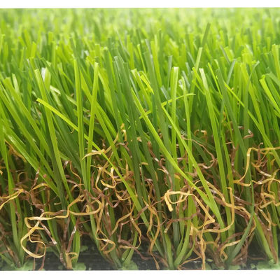 25mm PE pp die Kunstmatig Grasgazon voor Gras Front Garden modelleren