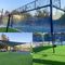 20mx10m het Blauwe Roze Zwarte Padel Hof van Tennisbaan Openluchtpadel