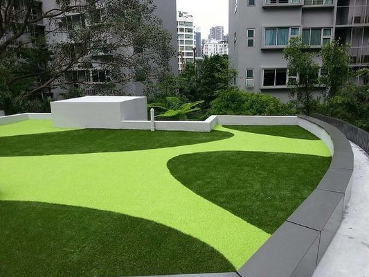 Milieuvriendelijk Buitendak Kunstmatig Gras op Beton